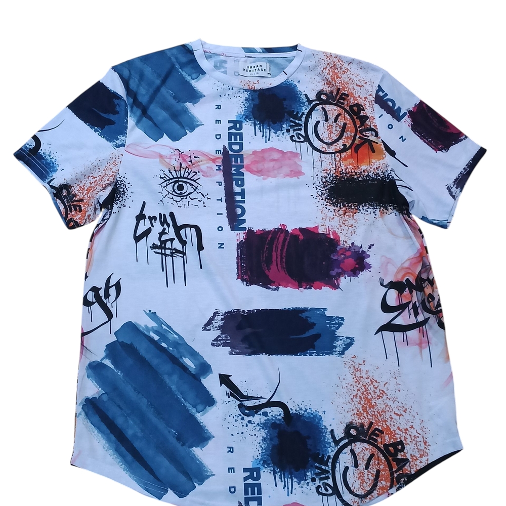 Urban Heritage Redemption Abstract Colorful Tee